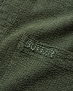 Overdye Seersucker S/S Shirt, Army