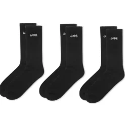 3-Pack Basic Socks, Black