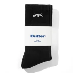3-Pack Basic Socks, Black
