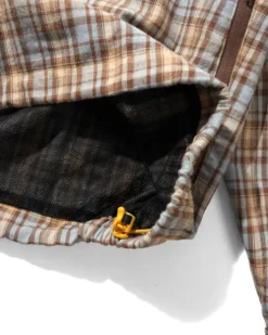 Plaid Equipment Anorak, Sky / Tan