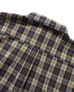 Plaid Shirt, Beige / Navy