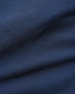 Pleated Shorts, Navy