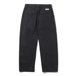 Pleated Trousers, Washed Black