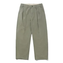 Pleated Trousers, Washed Fatigue