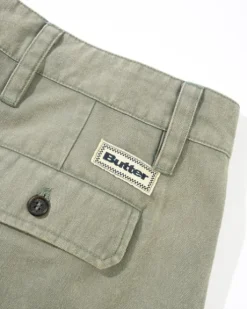 Pleated Trousers, Washed Fatigue