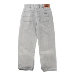Racer Denim Jeans, Grey Wash