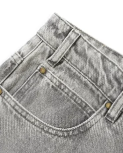 Racer Denim Jeans, Grey Wash
