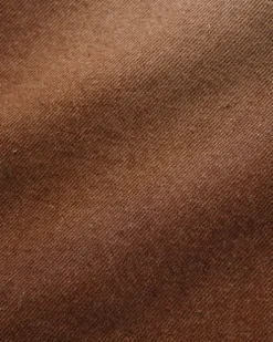 Relaxed Denim Jeans, Distressed Brown