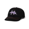 Reptile 6 Panel Cap, Black