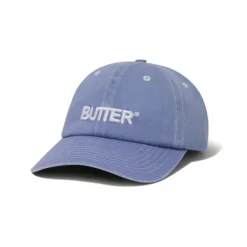 Rounded Logo 6 Panel Cap, Washed Sky