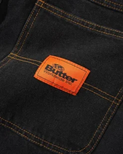 Santosuosso Denim Jeans, Stonewash Black