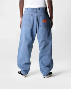 Santosuosso Denim Jeans, Washed Indigo