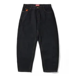 Santosuosso Denim Jeans, Washed Black