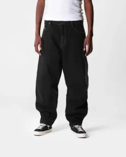 Santosuosso Denim Jeans, Washed Black