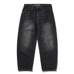 Scorpion Stitch Denim Jeans, Slub Black