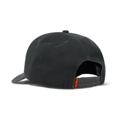 Scrawling 5 Panel Cap, Washed Black