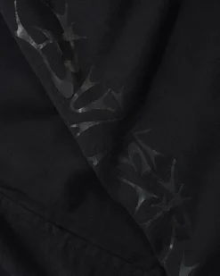 Scrawling Zip-Thru Hood, Washed Midnight