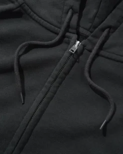 Scrawling Zip-Thru Hood, Washed Midnight