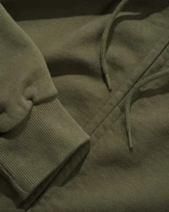 Scrawling Zip-Thru Hood, Washed Dull Army