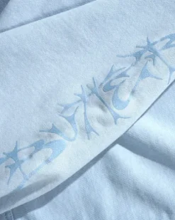 Scrawling Zip-Thru Hood, Washed Ocean