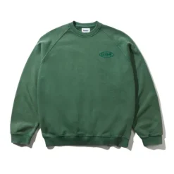 Scrubbed Crewneck, Fern