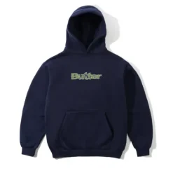 Smashed Logo Pullover Hood, Navy