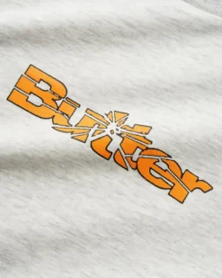 Smashed Logo Tee, Ash