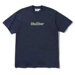 Smashed Logo Tee, Navy