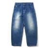 Spike Denim Jeans, Distressed Indigo