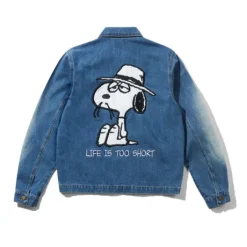 Spike Jacket, Distressed Indigo