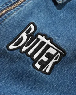 Spike Jacket, Distressed Indigo