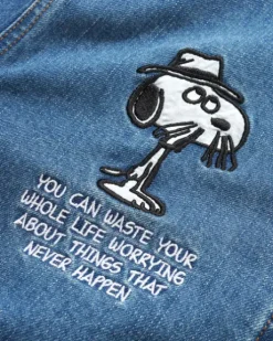 Spike Jacket, Distressed Indigo