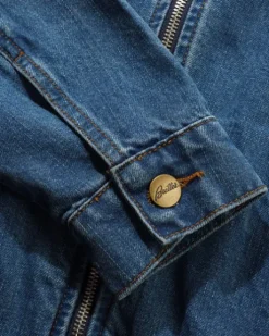 Spike Jacket, Distressed Indigo