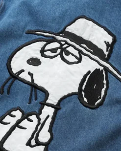 Spike Jacket, Distressed Indigo