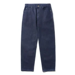 Straight Leg Denim Jeans, Dark Indigo