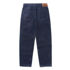 Straight Leg Denim Jeans, Dark Indigo