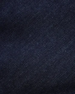 Straight Leg Denim Jeans, Dark Indigo