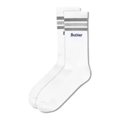 Stripe Socks, White