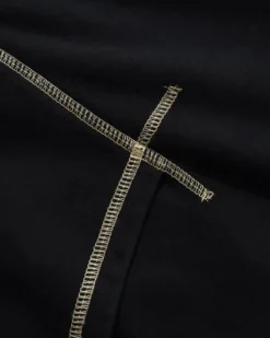 Trail Stitch Zip-Thru Hood, Washed Black