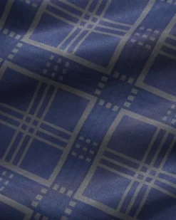 Tricot Jacket, Navy Plaid