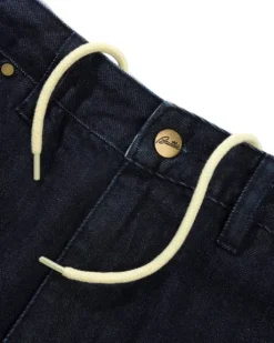 Trim Denim Shorts, Rinsed Indigo