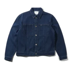 Trucker Denim Jacket, Dark Blue