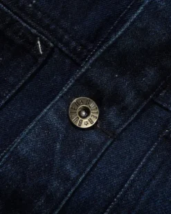 Trucker Denim Jacket, Dark Blue