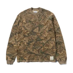 Waffle L/S Top, Forest Camo
