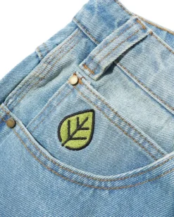 Weathergear Denim Jeans, Distressed Indigo