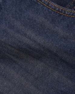 Wide Cut Denim Jeans, Tinted Dark Indigo